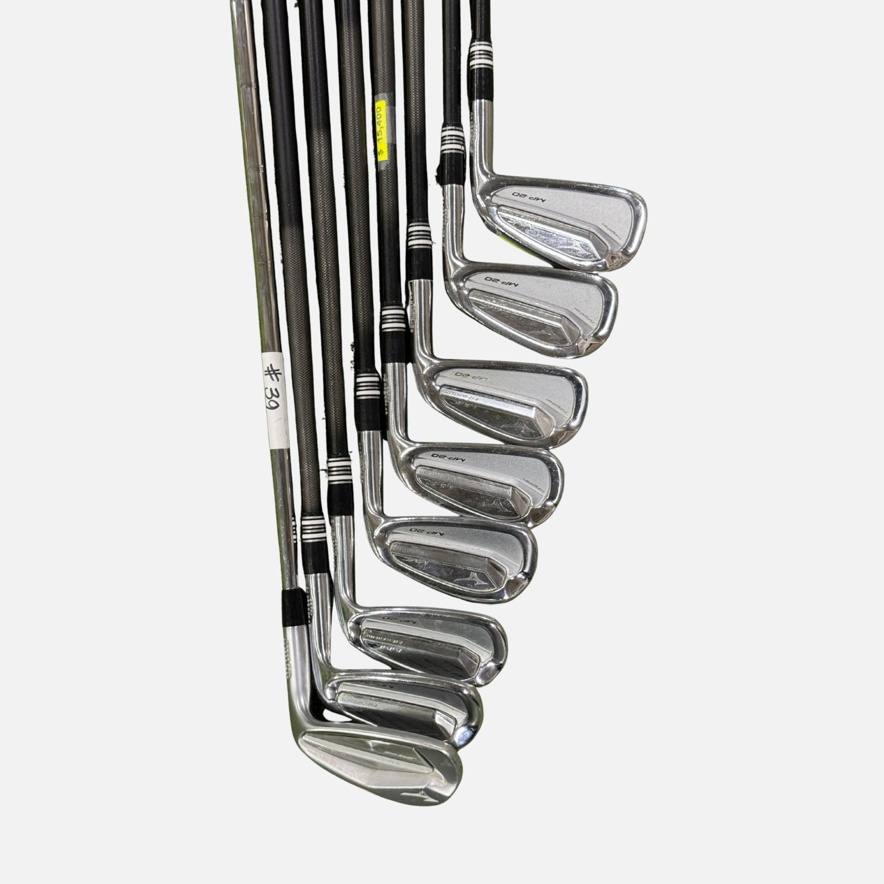 Set fierros Mizuno MP 20 4-PW Grafito Accra 125 stiff